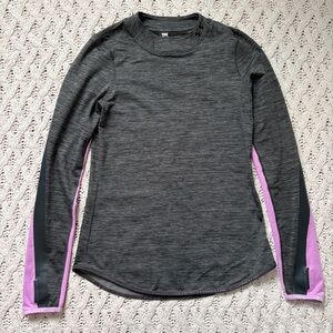 Under Armour Sweater - Women’s Grey Sweater with Purple Accents